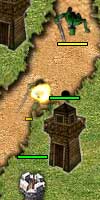 GAME Lord of War II TAGS lordofwar, creep, zombie, attack, shooting, swords, cannons, bullets, coolbuddy
